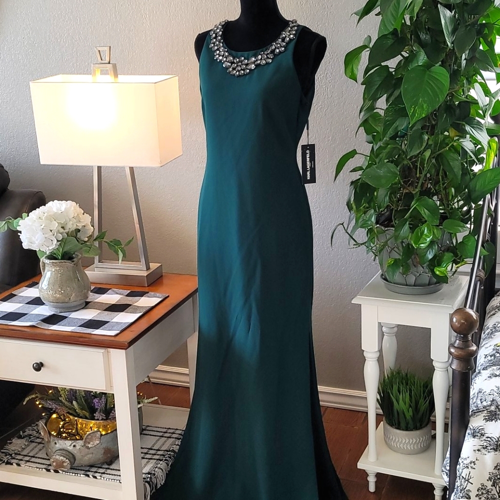Karl Lagerfeld formal dress. Size 8.